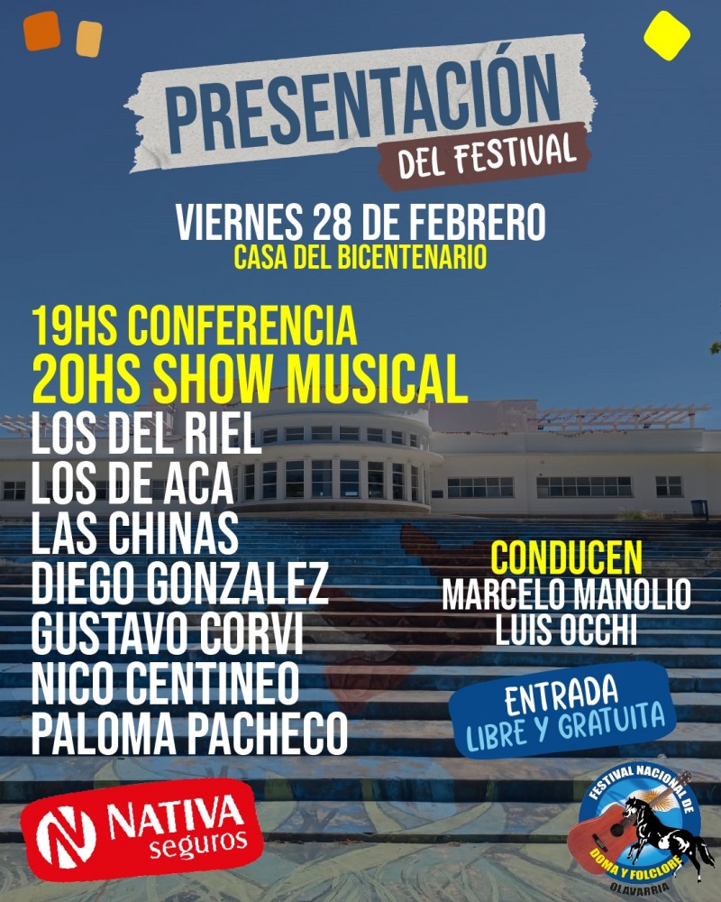 Con show musical, se presenta el Festival de Doma y Folclore